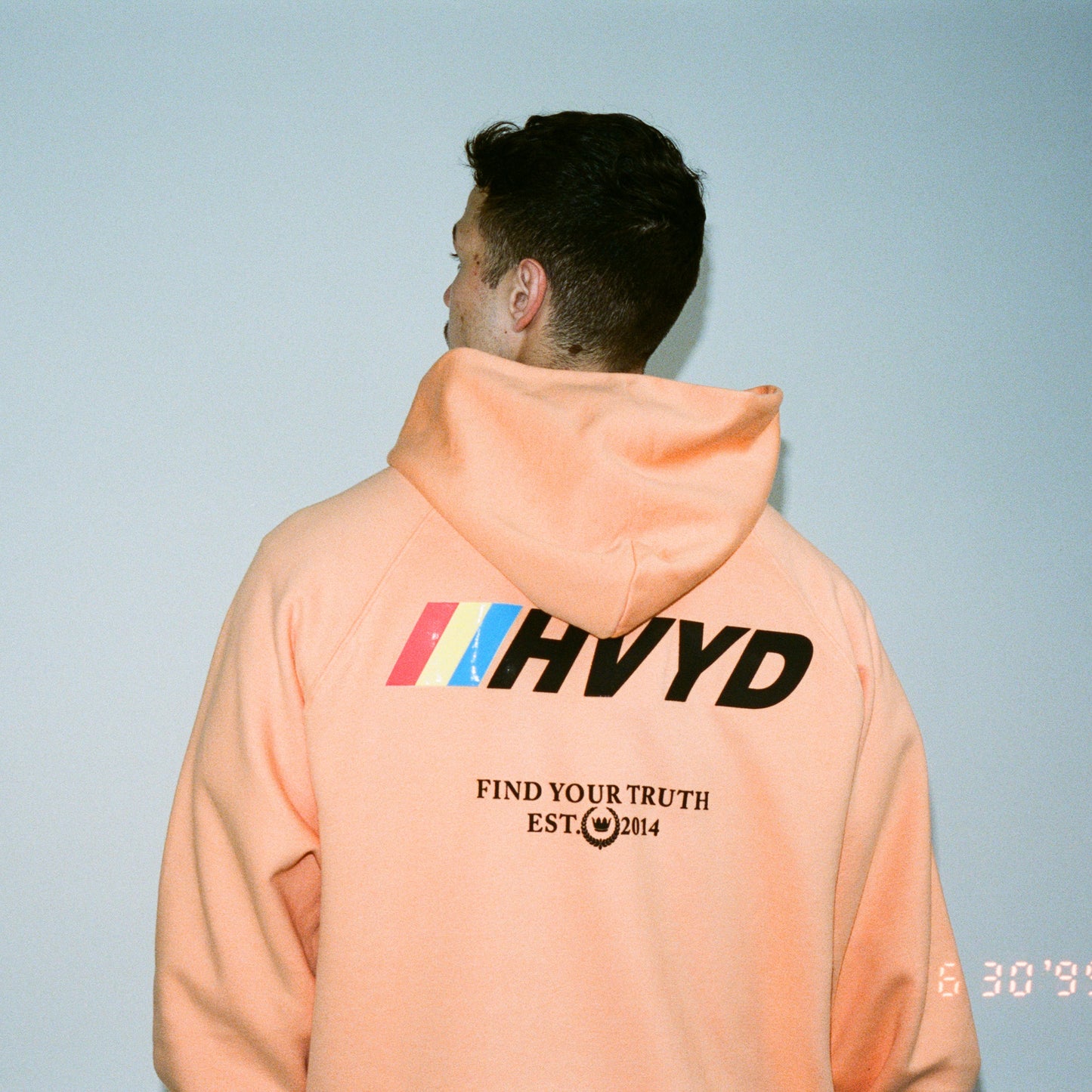 002 HVYD Race Hoodie — Muskmelon