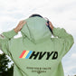 002 HVYD Race Hoodie — Lime