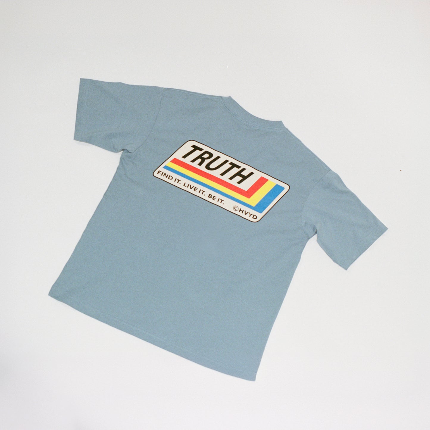 002 HVYD Truth Re-Edition T-Shirt — Clear Blue