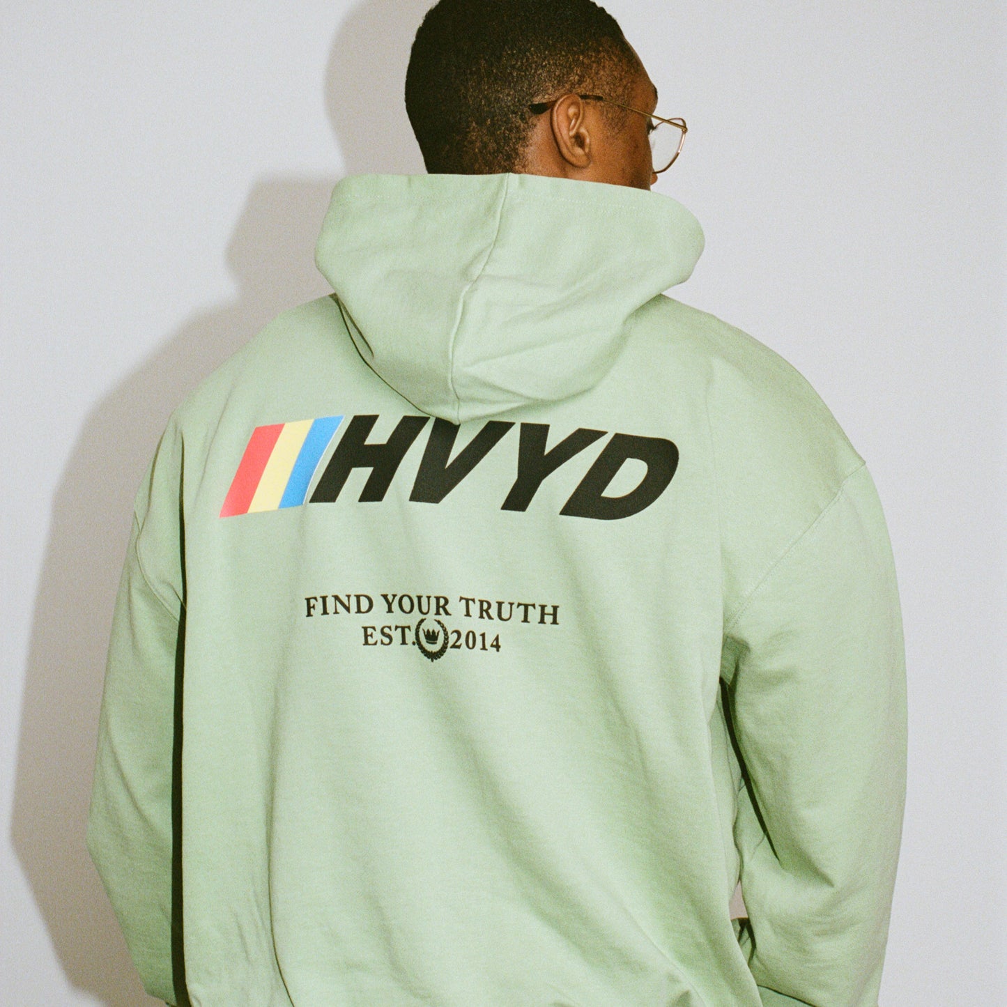 002 HVYD Race Hoodie — Lime