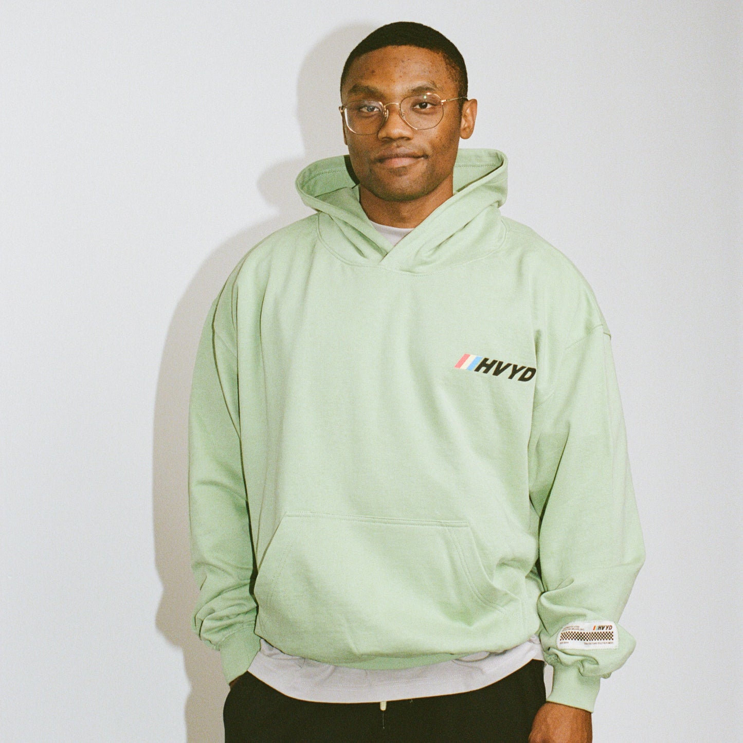 002 HVYD Race Hoodie — Lime