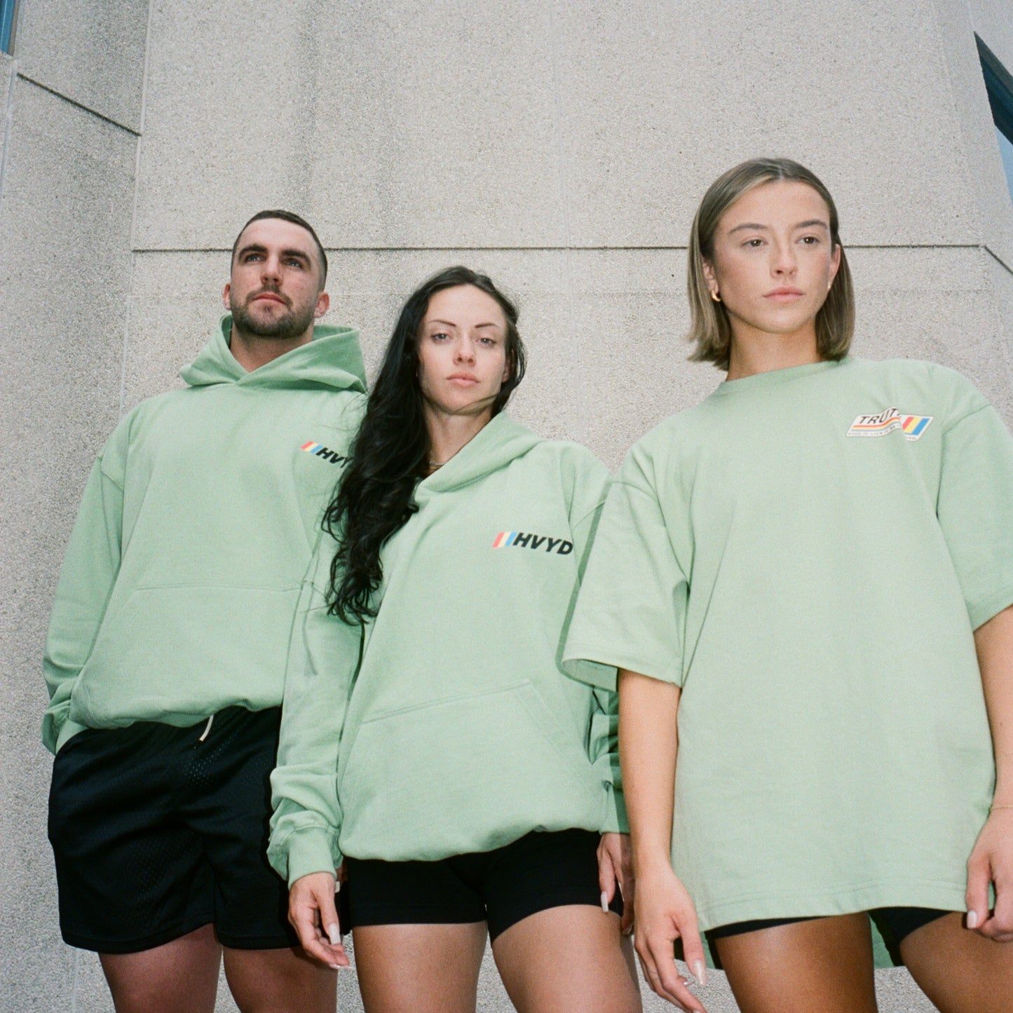 002 HVYD Race Hoodie — Lime