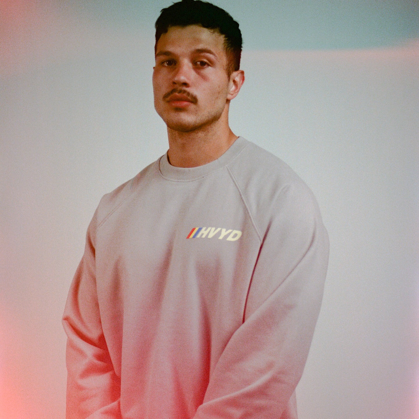 002 HVYD Race Crewneck — Ash