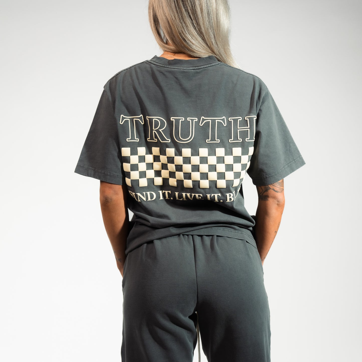 001 HVYD Truth T-Shirt — Vintage Grey