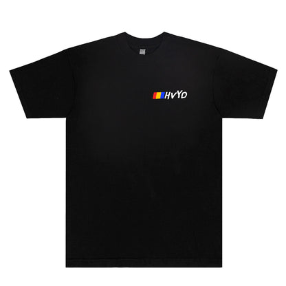 HVYD Primary Race T-Shirt — Black