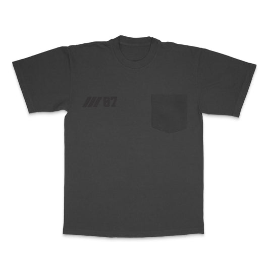 001 HVYD ///87 Pocket T-Shirt — Jet Black