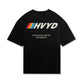 HVYD Weighted Race T-Shirt — Black