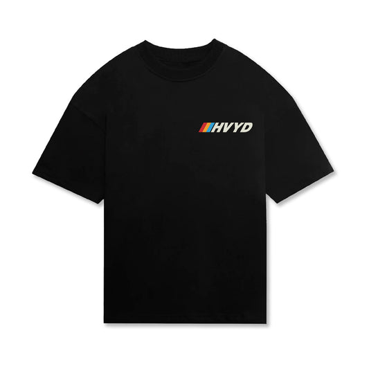 HVYD Weighted Race T-Shirt — Black