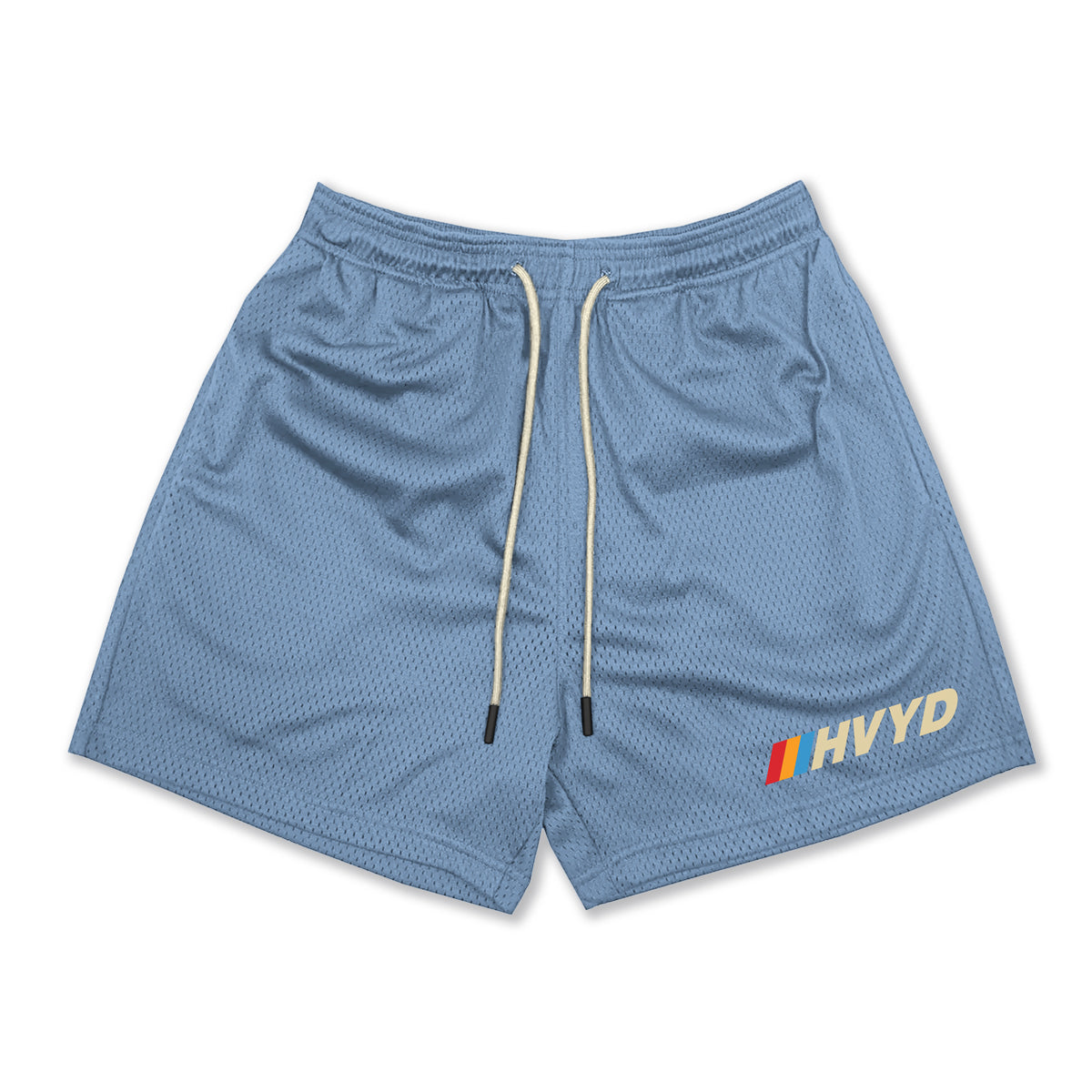 004 HVYD Race Mesh Shorts — Clear Blue