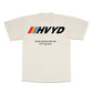 002 HVYD Race T-Shirt — Bone