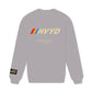 002 HVYD Race Crewneck — Ash