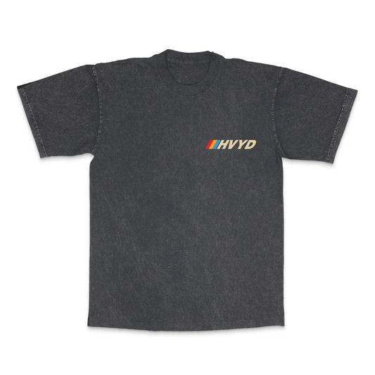 003 HVYD Race T-Shirt — Carbon Black