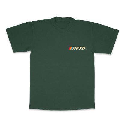 002 HVYD Race T-Shirt — Forest