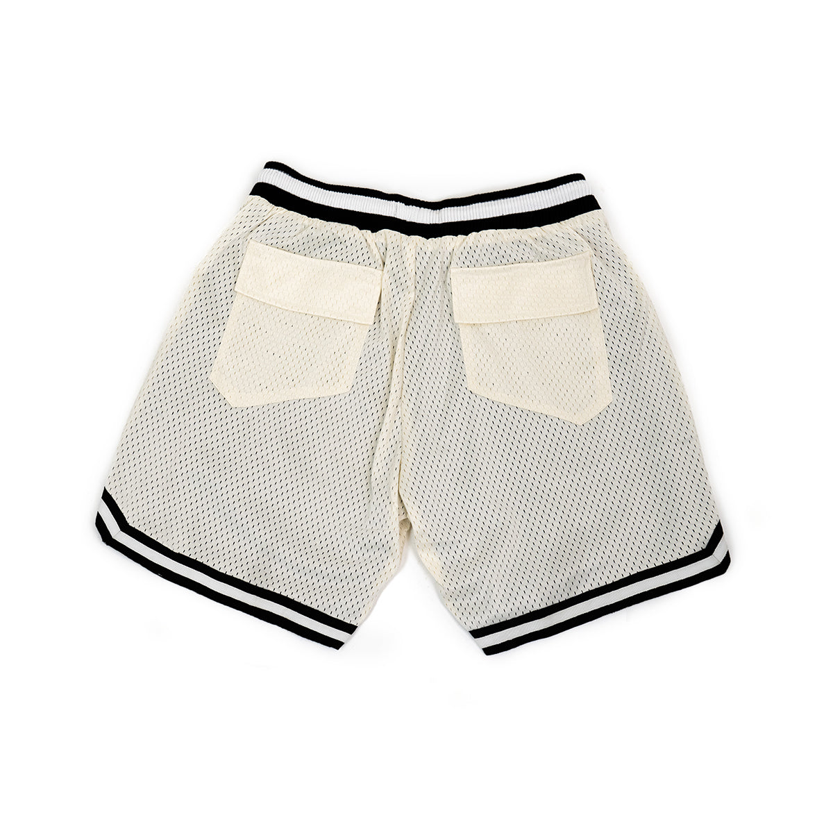 002 HVYD Premium Varsity Mesh Shorts — Bone