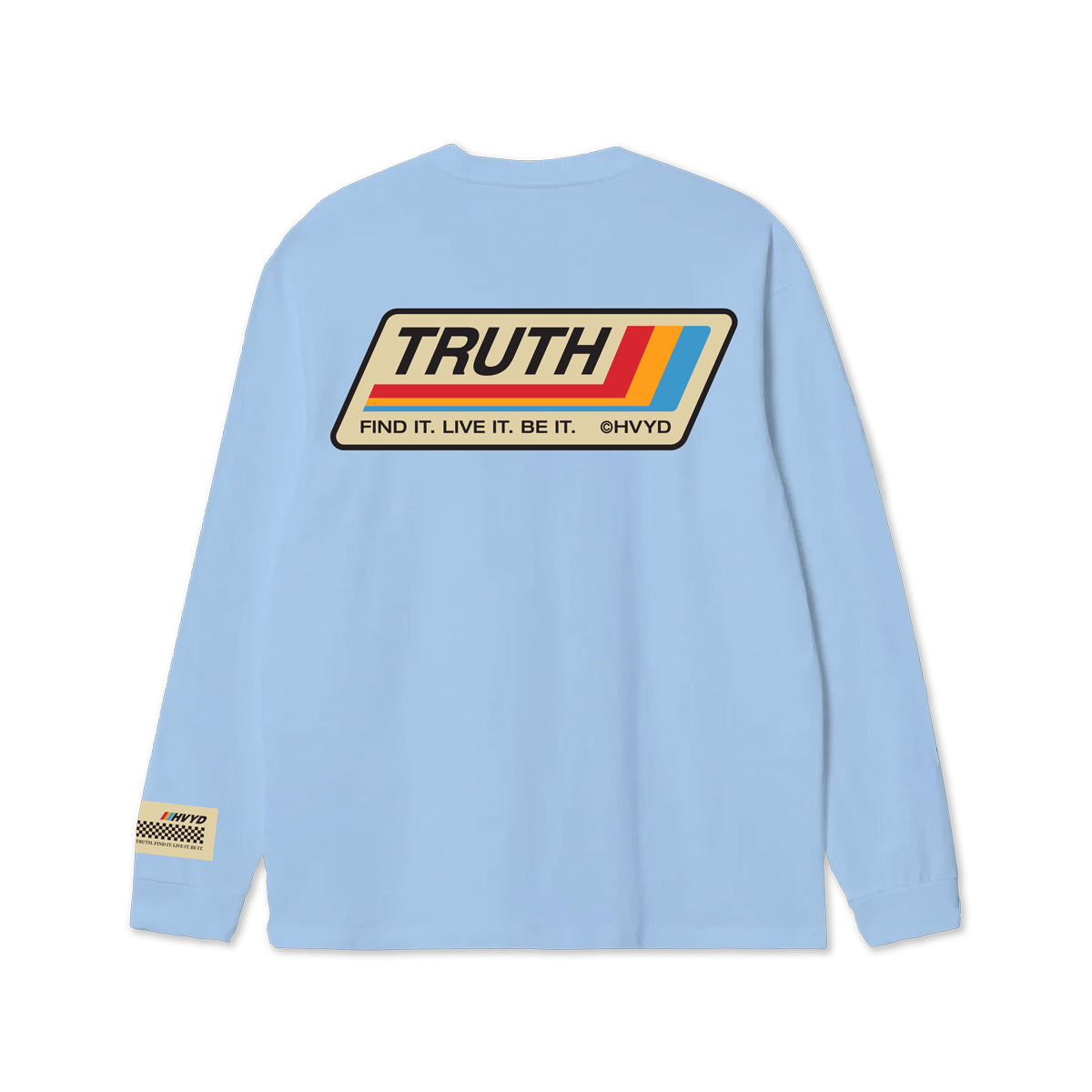 002 HVYD Truth Re-Edition Long Sleeve — Clear Blue