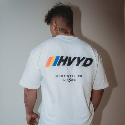 001 HVYD Race T-Shirt — White