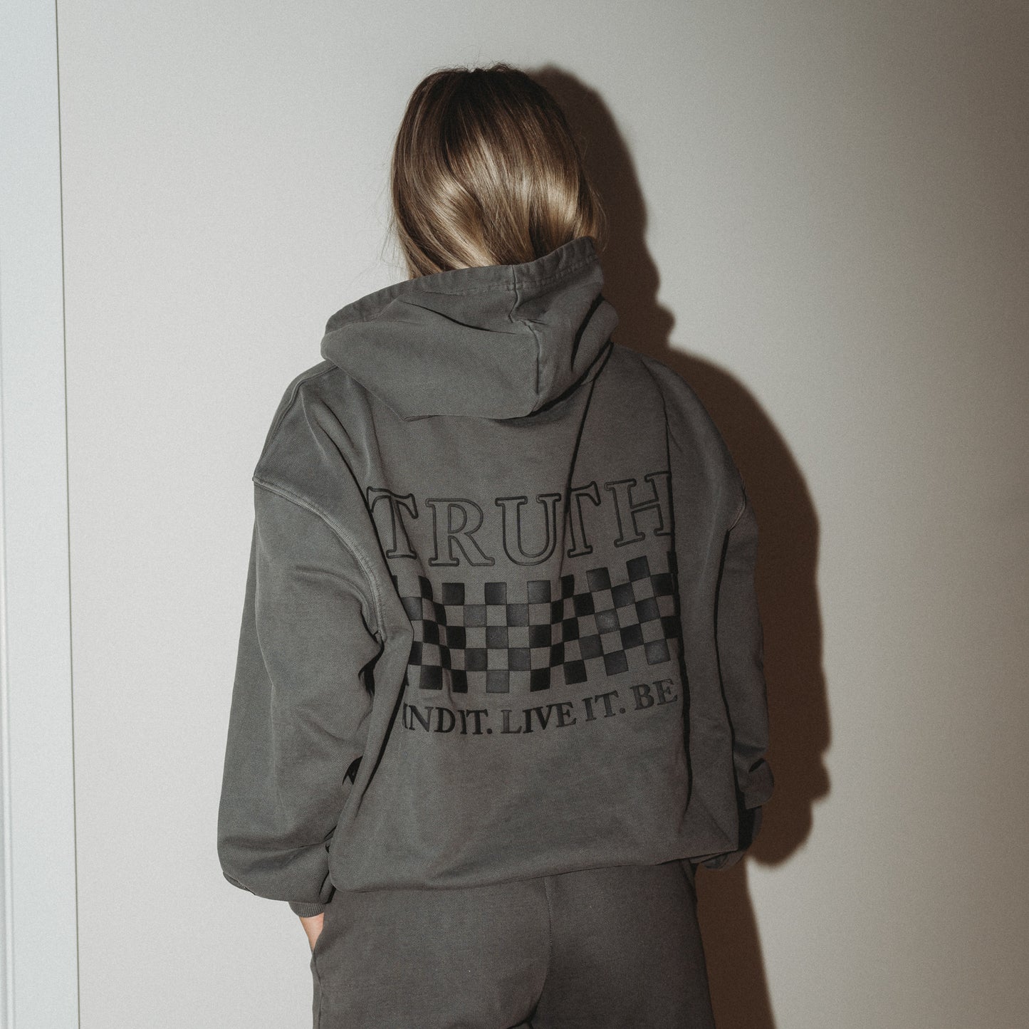 001 HVYD Truth Hoodie — Vintage Grey