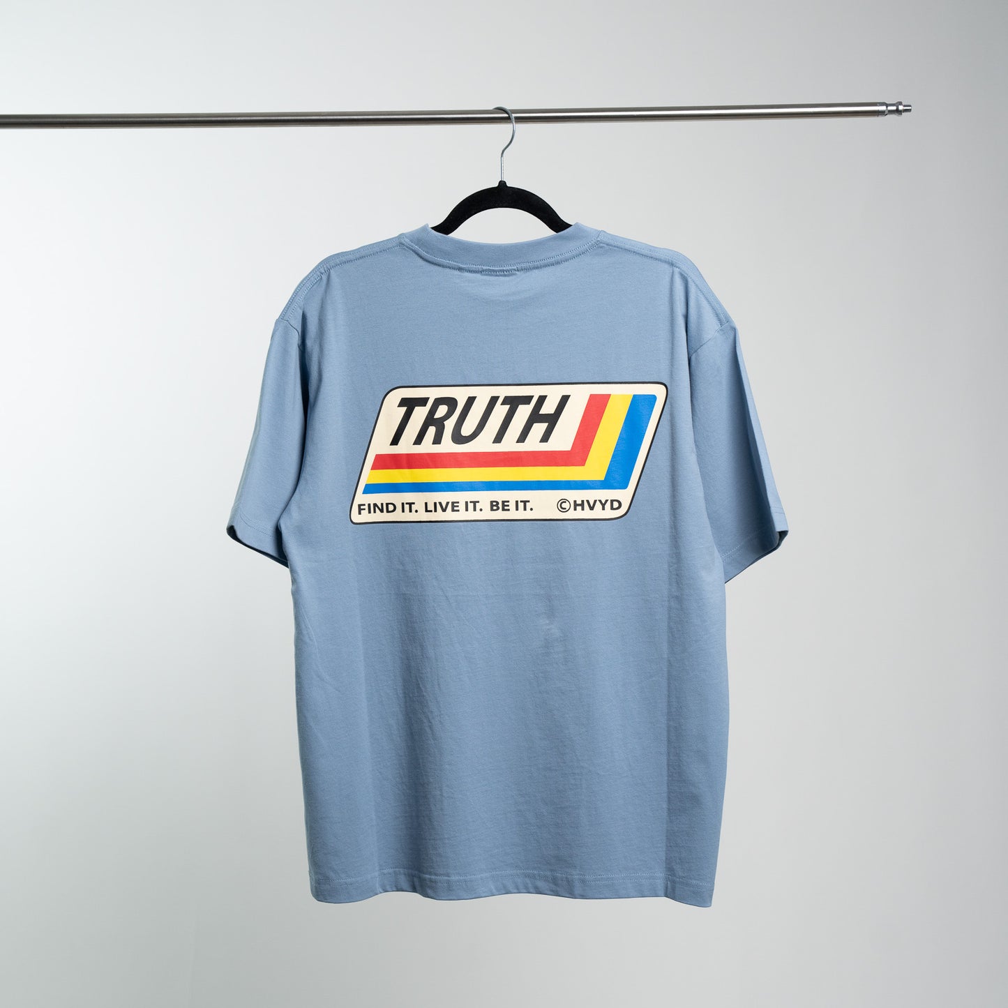 002 HVYD Truth Re-Edition T-Shirt — Clear Blue