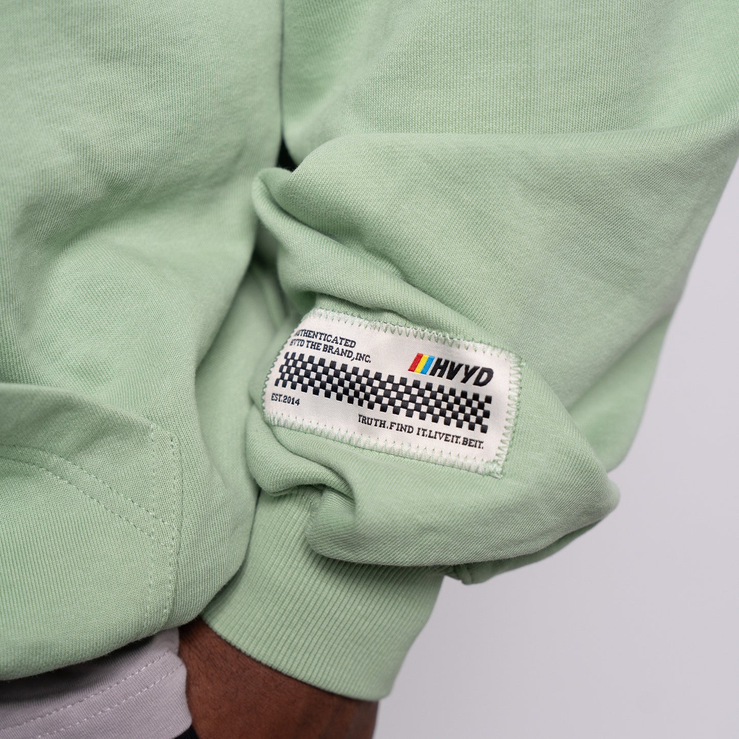 002 HVYD Race Hoodie — Lime