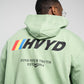 002 HVYD Race Hoodie — Lime