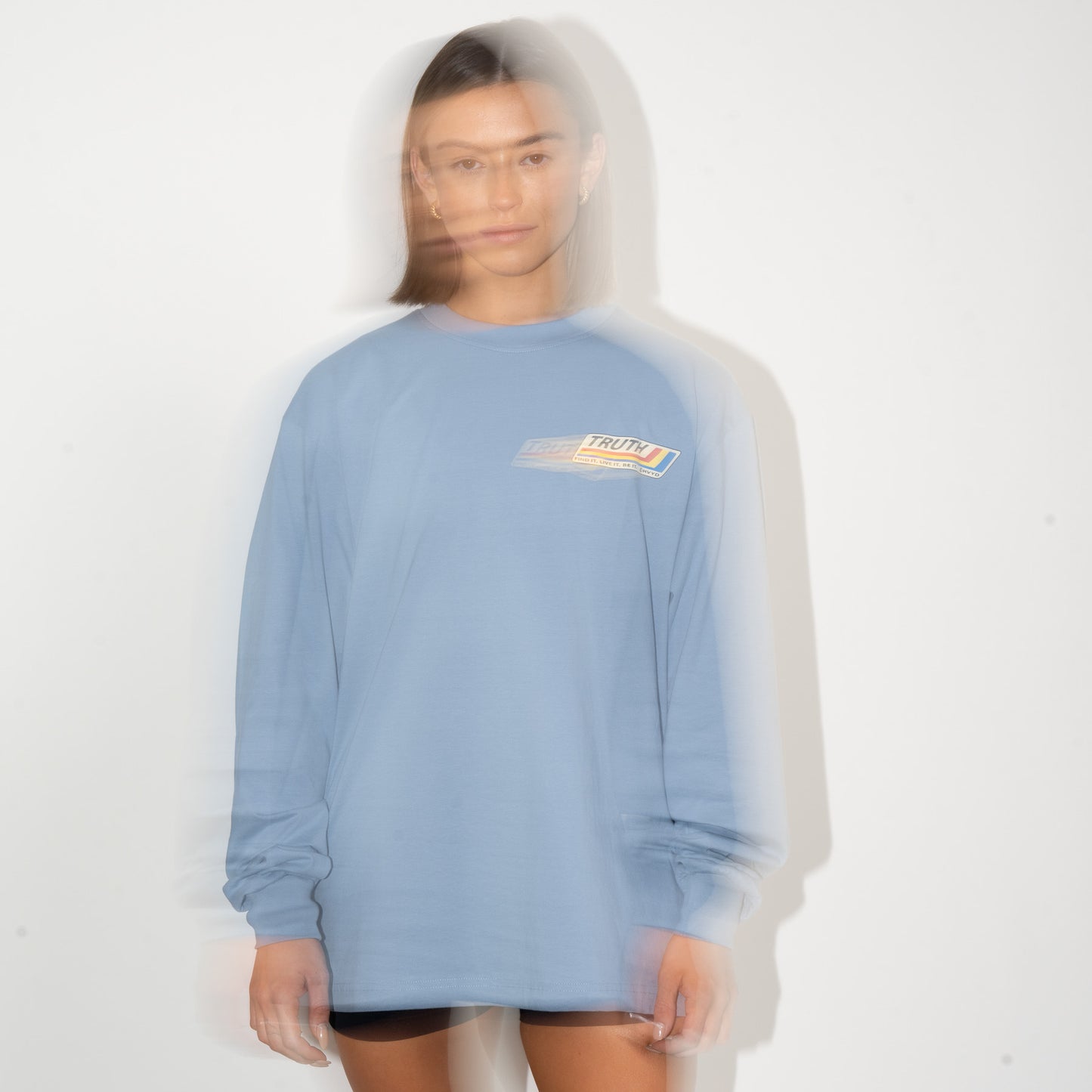 002 HVYD Truth Re-Edition Long Sleeve — Clear Blue