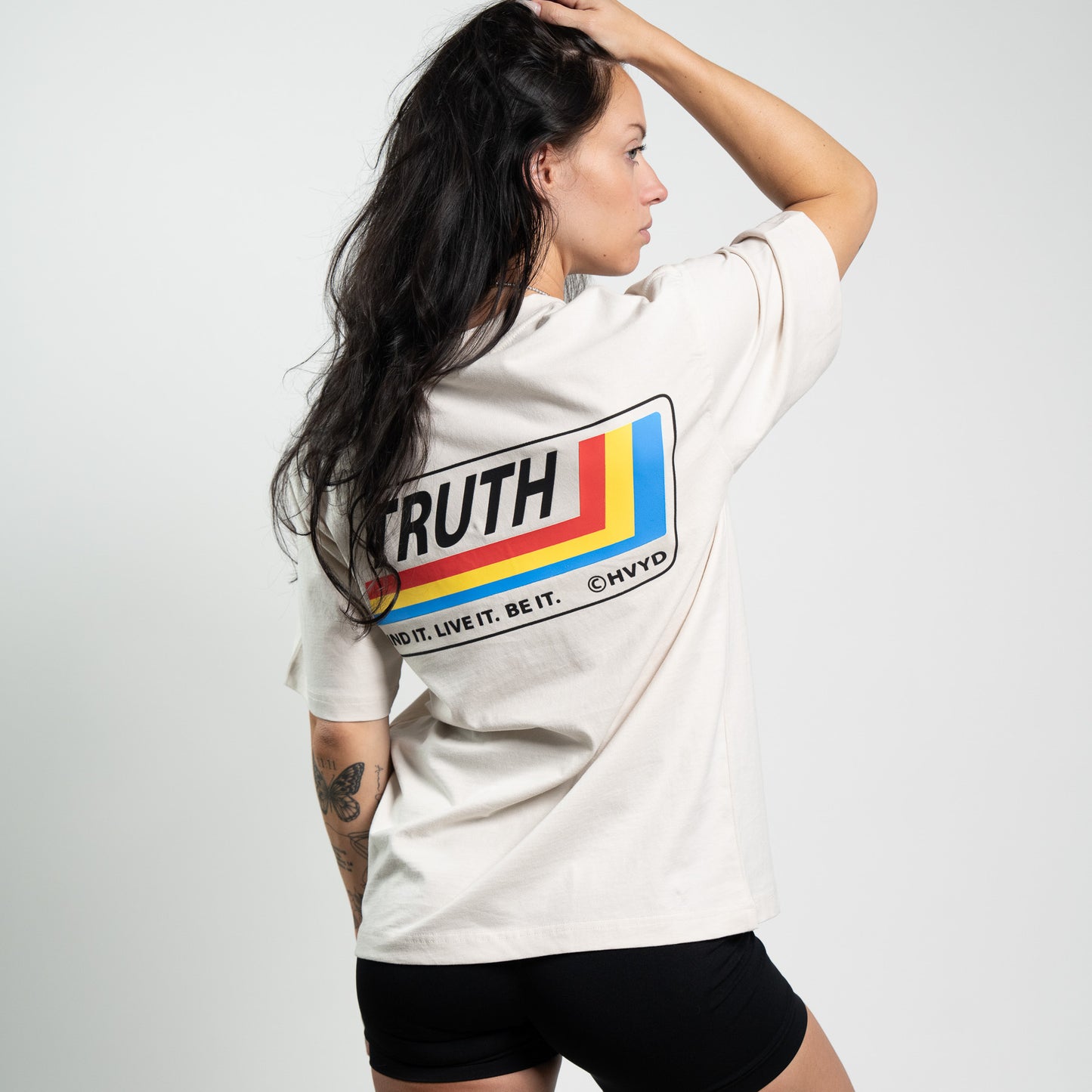 002 HVYD Truth Re-Edition T-Shirt — Bone