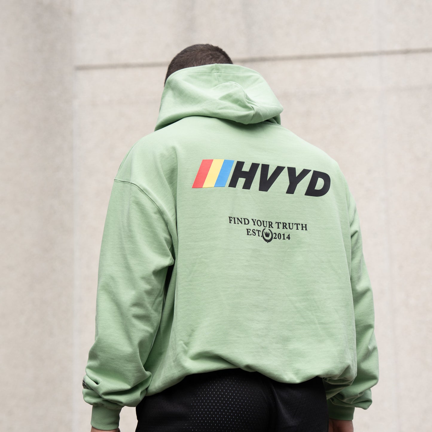 002 HVYD Race Hoodie — Lime