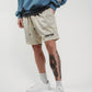 004 HVYD Race Mesh Shorts — Cream