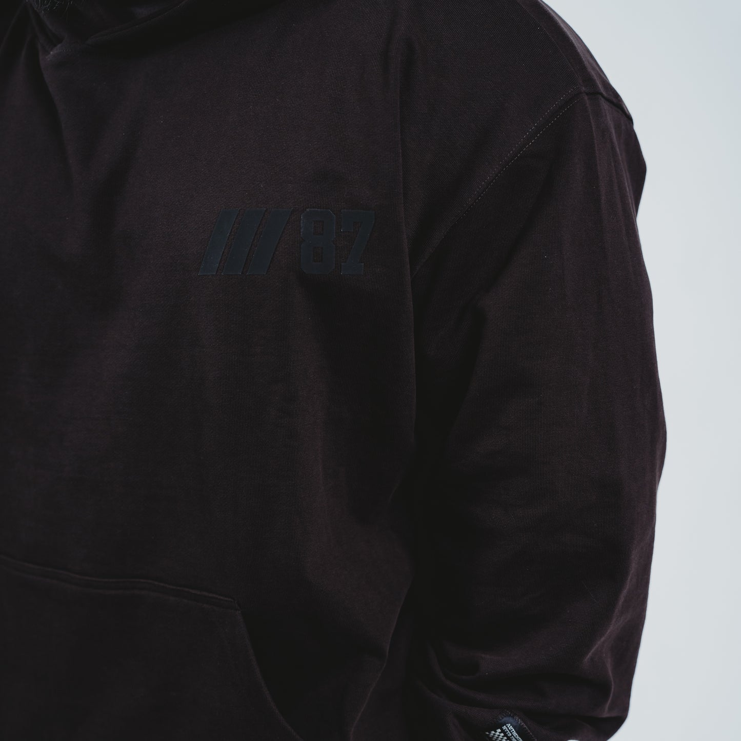 004 HVYD ///87 Terry Hoodie — Washed Black