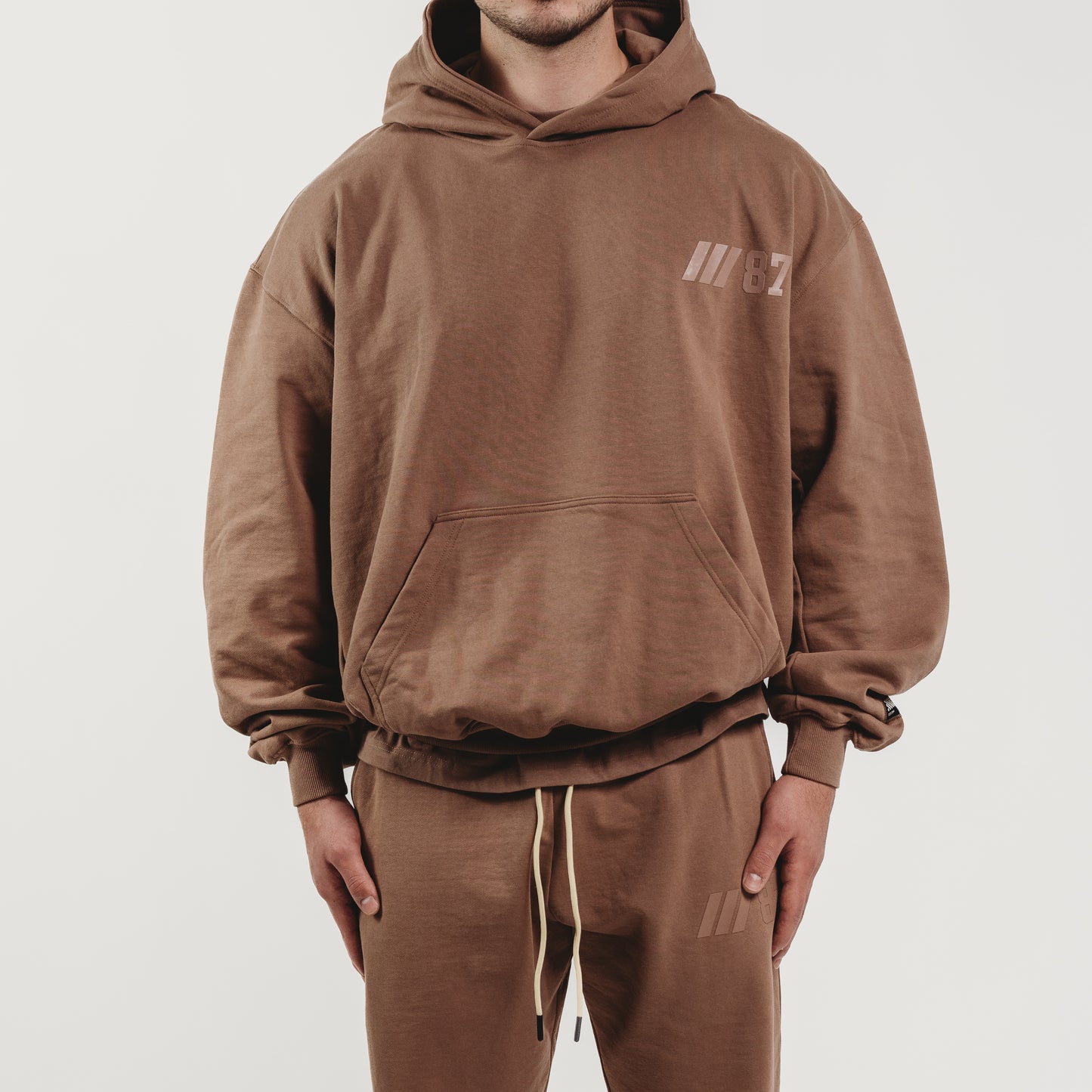 004 HVYD ///87 Terry Hoodie — Desert