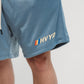 004 HVYD Race Mesh Shorts — Clear Blue