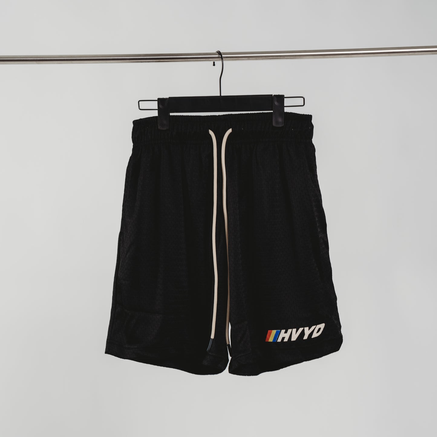 004 HVYD Race Mesh Shorts — Black