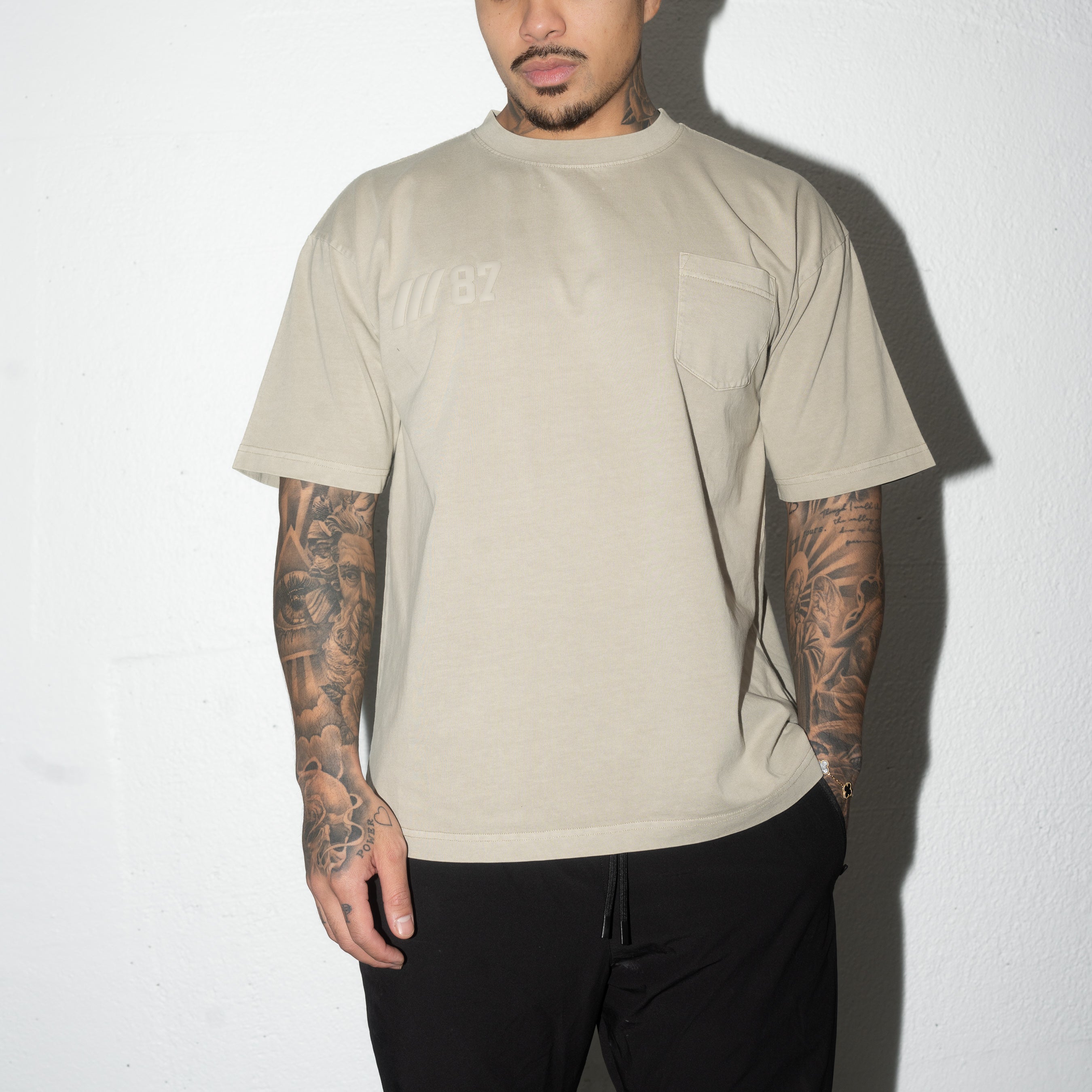 HVYD ///87 Pocket T-Shirt — Sand