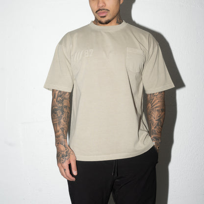 001 HVYD ///87 Pocket T-Shirt — Sand