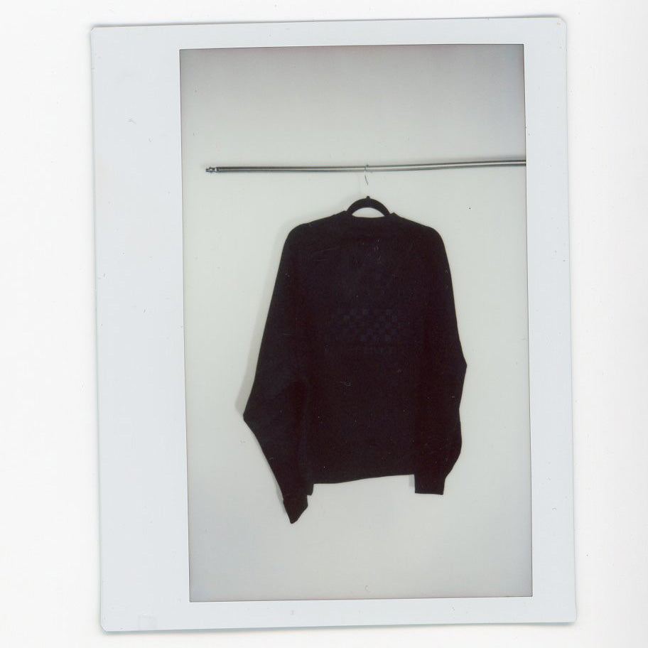 003 HVYD ///87 Fleece Crewneck — Washed Black