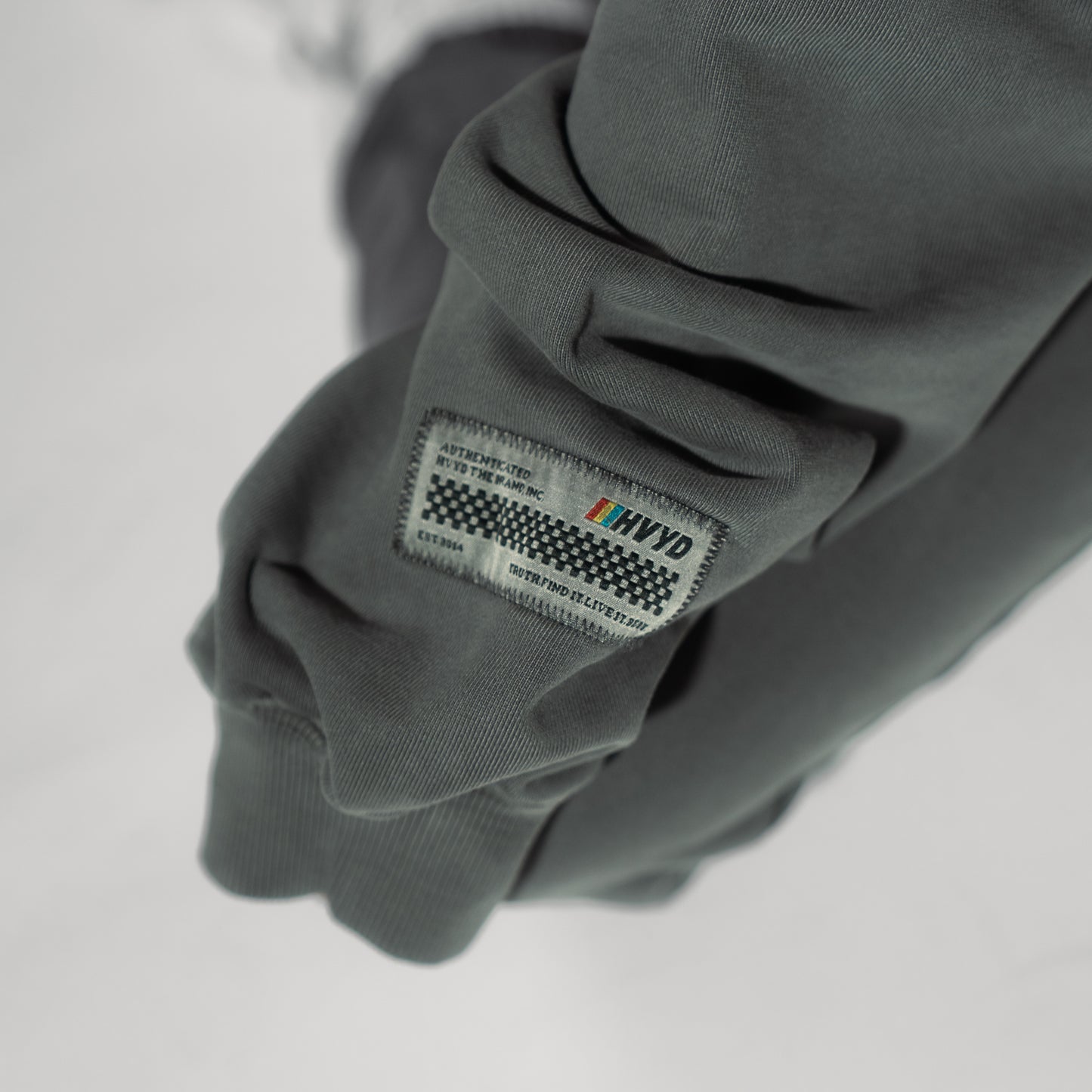 001 HVYD Race Hoodie — Vintage Grey