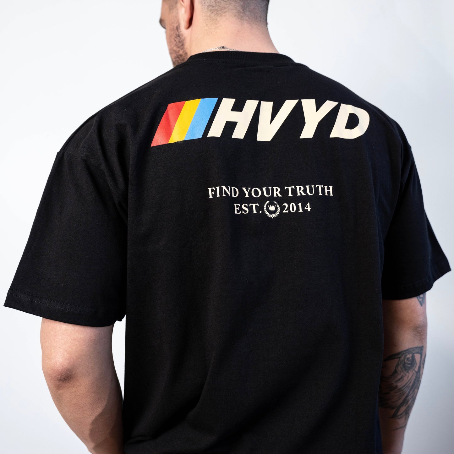 HVYD Weighted Race T-Shirt — Black